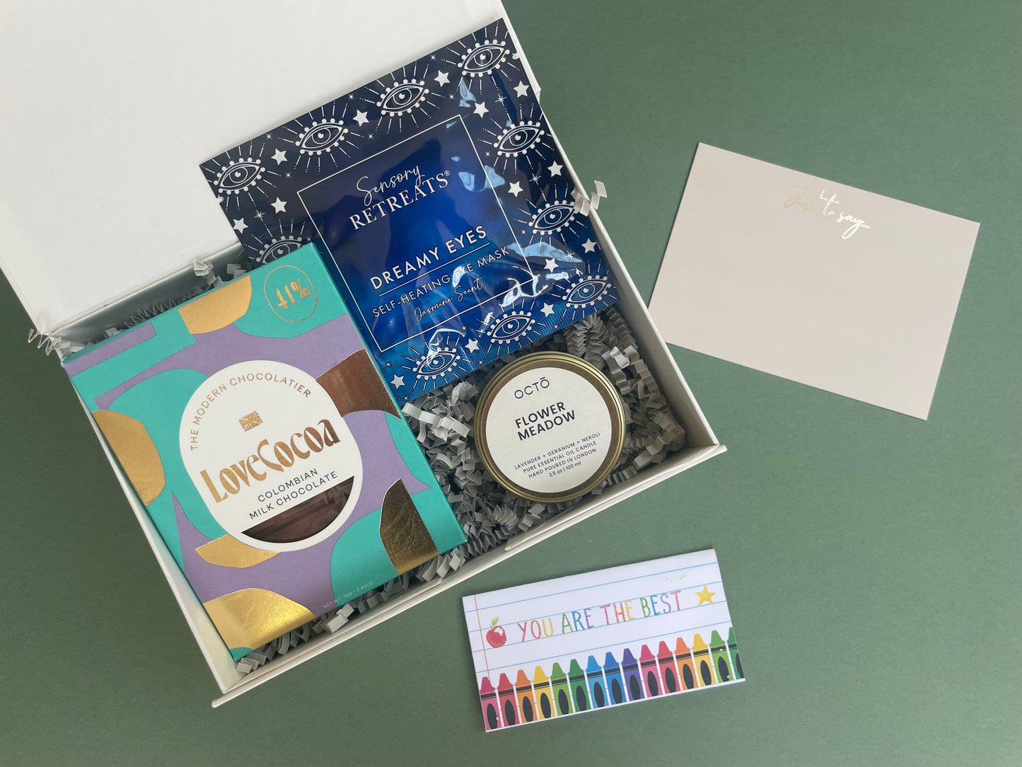 Thank You Teacher Candle & Chocolate Gift Box