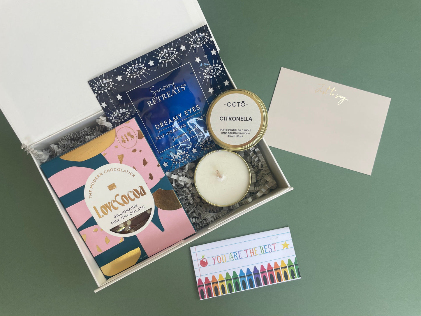 Thank You Teacher Candle & Chocolate Gift Box